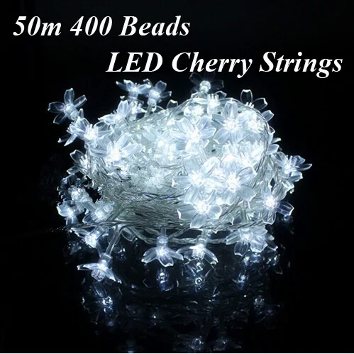Fairy 50m 400 Cherry Flower Lighting LED String Bulb US Plug Garland string light christmas holiday wedding decoration luminaria
Fairy 50m 400 Cherry Flower Lighting LED String Bulb US Plug Garland string light christmas holiday wedding decoration luminaria