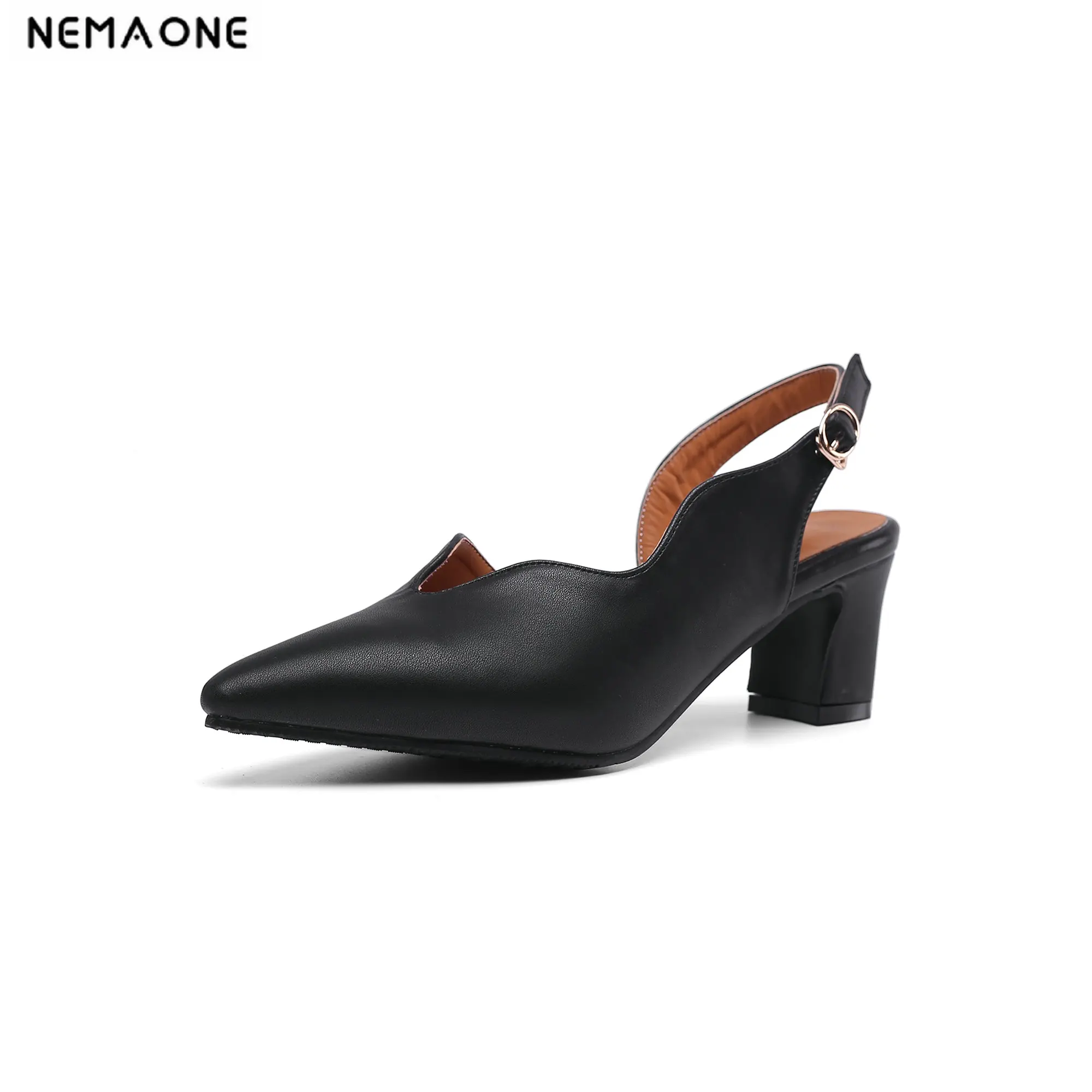 NEMAONE 2019 Women Pumps Office Lady high Heel Solid Pointed Toe Slingback Fashion dress Shoe woman size 41 42 43
NEMAONE 2019 Women Pumps Office Lady high Heel Solid Pointed Toe Slingback Fashion dress Shoe woman size 41 42 43
