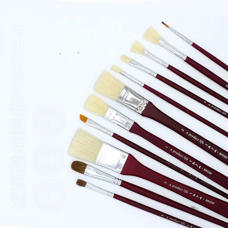 13 pcs/set Watercolor Gouache Paint Brushes Different Shape PanNylon Mix with Bristle Hair Painting Brush Set Art Supplies
13 pcs/set Watercolor Gouache Paint Brushes Different Shape PanNylon Mix with Bristle Hair Painting Brush Set Art Supplies