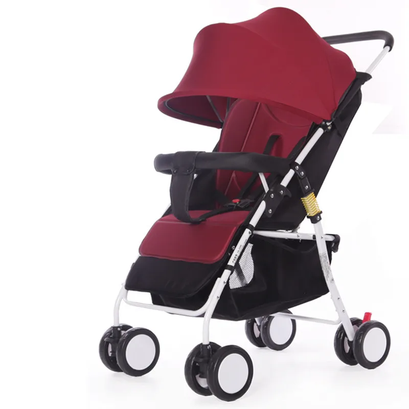 4.8 Kg Ultralight Baby Stroller High Landscape Four-wheeled Trolley Foldable Portable Newborns Pushchair Shock Absorption Design
4.8 Kg Ultralight Baby Stroller High Landscape Four-wheeled Trolley Foldable Portable Newborns Pushchair Shock Absorption Design