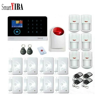 SmartYIBA 3G WIFI+GPRS Alarm System Kits With APP Control For Home Security Panic Alarm Strobe Flash Siren Door Magnetic Sensor
SmartYIBA 3G WIFI+GPRS Alarm System Kits With APP Control For Home Security Panic Alarm Strobe Flash Siren Door Magnetic Sensor