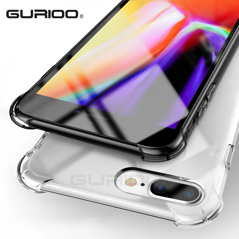 GURIOO For iPhone 8 7 6 6s Plus Crystal Clear Shock Absorption Flexible Silicone TPU Case Anti-Scratch Slim Protective Cover
GURIOO For iPhone 8 7 6 6s Plus Crystal Clear Shock Absorption Flexible Silicone TPU Case Anti-Scratch Slim Protective Cover