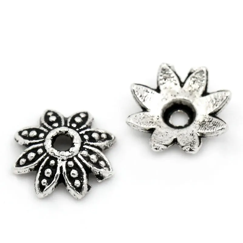200PCs Antique Silver Color Bead Caps Flower Caps For Jewelry Making DIY Necklace & Bracelet Jewelry Accessories 8x8mm
200PCs Antique Silver Color Bead Caps Flower Caps For Jewelry Making DIY Necklace & Bracelet Jewelry Accessories 8x8mm