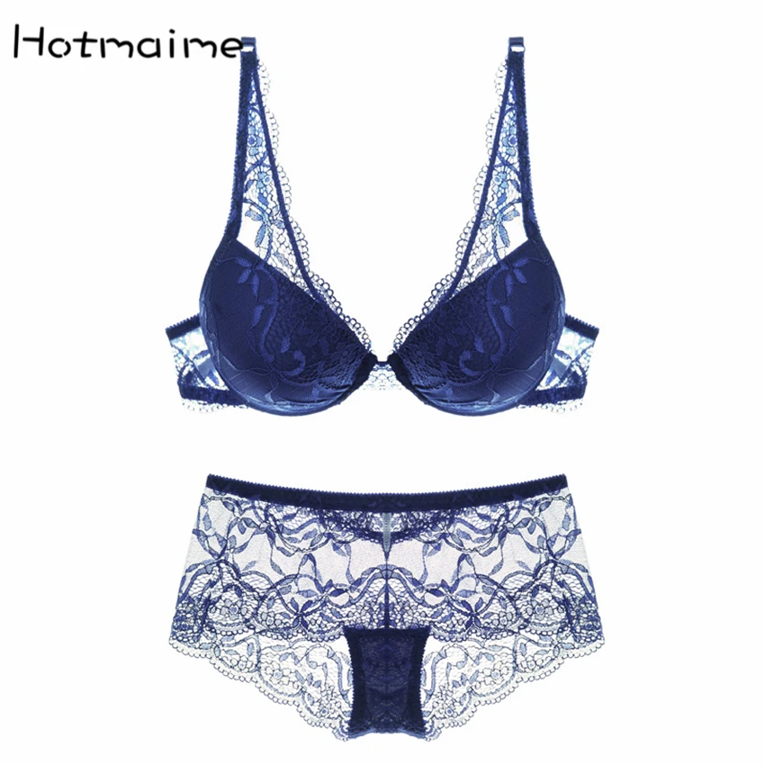 Fashion sexy full lace decoration thin thick high quality women's underwear deep V-neck push up bra set
Fashion sexy full lace decoration thin thick high quality women's underwear deep V-neck push up bra set