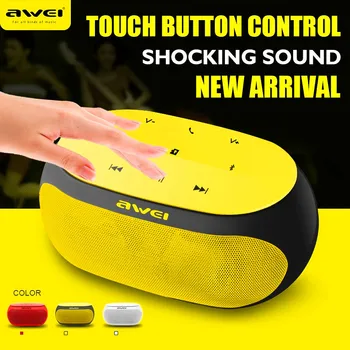 

Awei Y200 Bluetooth Speaker Stereo Wireless Portable Mini Speakers Support TF card AUX input with Microphone Sound Box