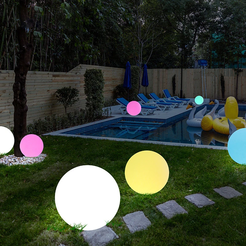 Rechargeable Remote Control Garden Ball Lights Waterproof Lawn Lamps LED Balls illuminated Outdoor Night Lights Decoration
Rechargeable Remote Control Garden Ball Lights Waterproof Lawn Lamps LED Balls illuminated Outdoor Night Lights Decoration