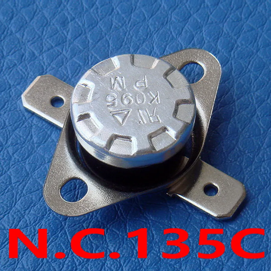 ( 2 pcs/lot) 135C KSD301 Normally Close Thermostat, Temperature Switch, NC 135 Celsius, Bimetal Disc.
( 2 pcs/lot) 135C KSD301 Normally Close Thermostat, Temperature Switch, NC 135 Celsius, Bimetal Disc.
