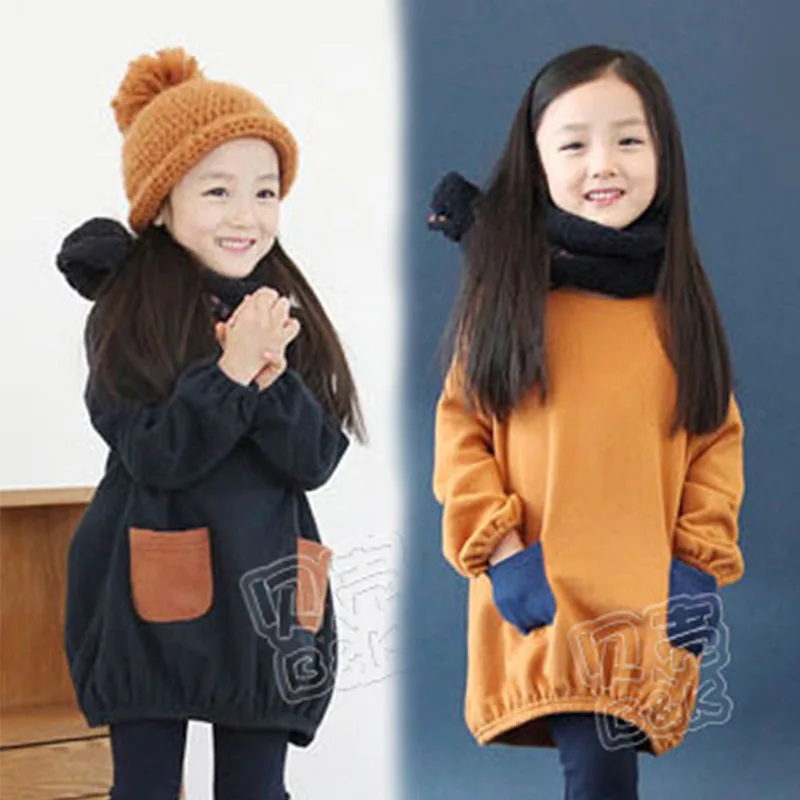 2018 Autumn Winter Warm New Fashion 3-10 Years Long Sleeve Color Patchwork Kids Baby Girls Plus Velet Long Design Sweatshirts 
2018 Autumn Winter Warm New Fashion 3-10 Years Long Sleeve Color Patchwork Kids Baby Girls Plus Velet Long Design Sweatshirts