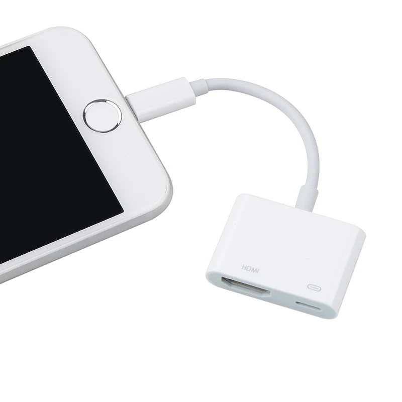 KEBIDU New 8Pin To HDMI Converter For Lighting To HDMI AV Adapter Converter Adapter Cable For IPhone IPad Audio Video Adapter
KEBIDU New 8Pin To HDMI Converter For Lighting To HDMI AV Adapter Converter Adapter Cable For IPhone IPad Audio Video Adapter