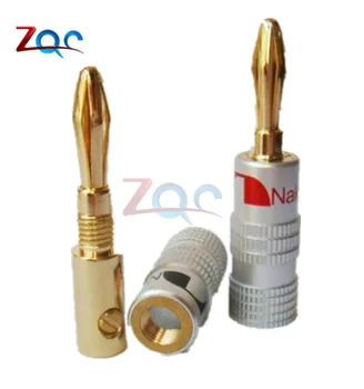 24K Gold Plated For Nakamichi Speaker Banana Plug Pure Copper Audio Jack Connector
24K Gold Plated For Nakamichi Speaker Banana Plug Pure Copper Audio Jack Connector