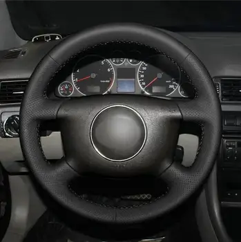 Puou Black Artificial Leather Car Steering Wheel Cover for Audi A4 1998 A6 1999-2004 A8 A8 L 1998-2001 Allroad 2001-2005 Free
Puou Black Artificial Leather Car Steering Wheel Cover for Audi A4 1998 A6 1999-2004 A8 A8 L 1998-2001 Allroad 2001-2005 Free