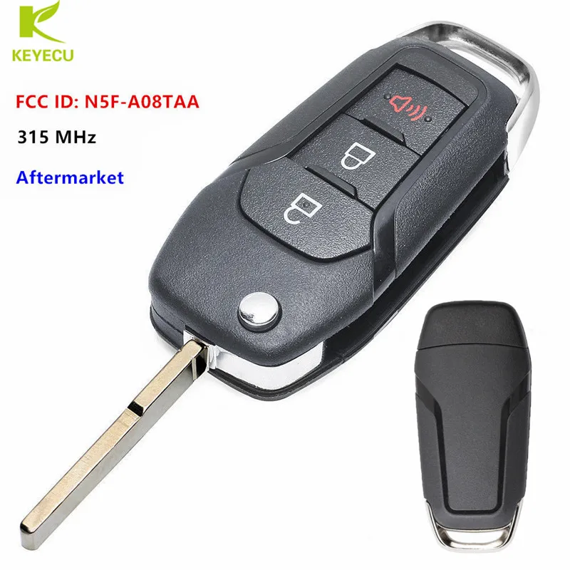 KEYECU Replacement Flip Remote Transmitter Key fob 315MHZ ID49 for Ford F150 F250 F350 F450 F550 Explorer N5F-A08TAA 164-R8130
KEYECU Replacement Flip Remote Transmitter Key fob 315MHZ ID49 for Ford F150 F250 F350 F450 F550 Explorer N5F-A08TAA 164-R8130
