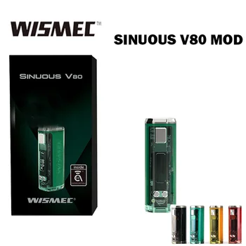 Original Wismec SINUOUS V80 80W SINUOUS V80 Box MOD Vape Electronic Cigarette Vaporizer Support Amor NSE Tank RTA RDA RBA
Original Wismec SINUOUS V80 80W SINUOUS V80 Box MOD Vape Electronic Cigarette Vaporizer Support Amor NSE Tank RTA RDA RBA