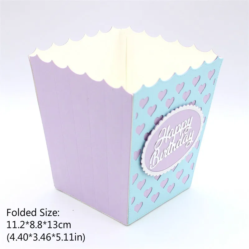 YPP CRAFT Big Popcorn Box Metal Cutting Dies Stencils for DIY Scrapbooking/photo album Decorative Embossing Paper Cards
YPP CRAFT Big Popcorn Box Metal Cutting Dies Stencils for DIY Scrapbooking/photo album Decorative Embossing Paper Cards