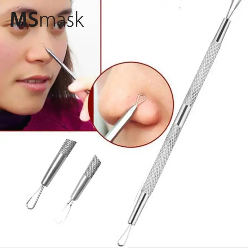 1pc Double Head Blackhead Remover Black Dots Extractor Removal Acne Removal Needle Skin Tag Removal Face Cleaning Tool Comedone
1pc Double Head Blackhead Remover Black Dots Extractor Removal Acne Removal Needle Skin Tag Removal Face Cleaning Tool Comedone