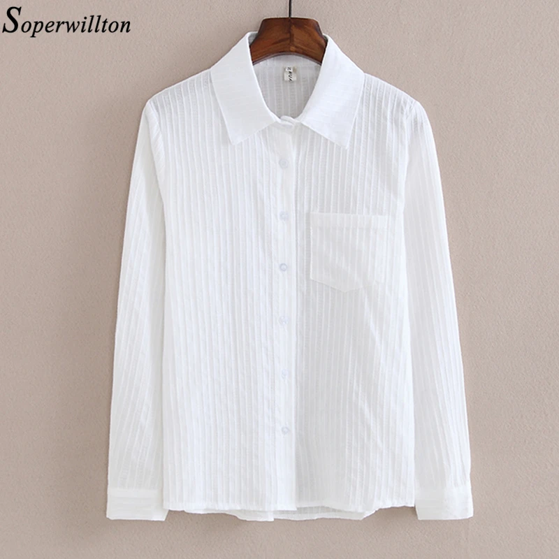 Spring Blouse Women 2018 New Fashion Long Sleeve V-neck Office Ladies Shirt White Cotton Tops Casual Blusas Female Clothing Z13
Spring Blouse Women 2018 New Fashion Long Sleeve V-neck Office Ladies Shirt White Cotton Tops Casual Blusas Female Clothing Z13