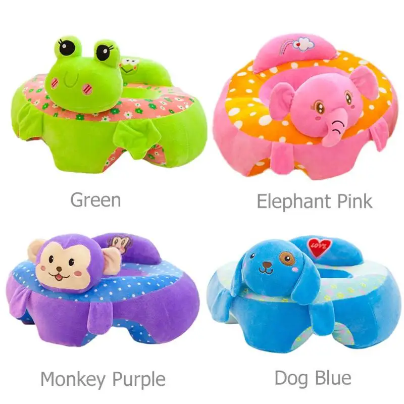 

Portable Feeding Chair Baby Seats Sofa Toys Cartoon Animal Seat Support Seat Kids Plush Toy