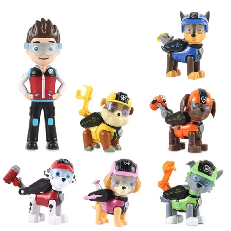 7 Pcs/Set Paw Patrol Anime Puppy Patrol Dog Toy Action Figure Model Patrulla Canina Children Toys Gifts
7 Pcs/Set Paw Patrol Anime Puppy Patrol Dog Toy Action Figure Model Patrulla Canina Children Toys Gifts