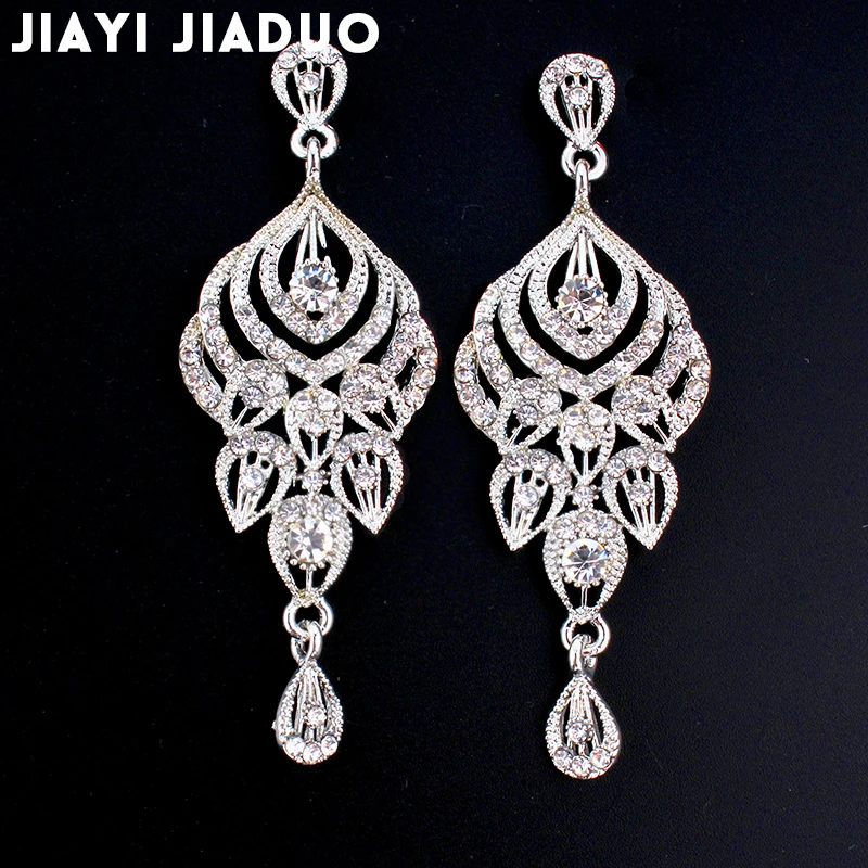 Jiayijiaudo Clear Crystal Long Earrings for Women Elegant Vase Shape Wedding Earrings Fashion Jewelry
Jiayijiaudo Clear Crystal Long Earrings for Women Elegant Vase Shape Wedding Earrings Fashion Jewelry