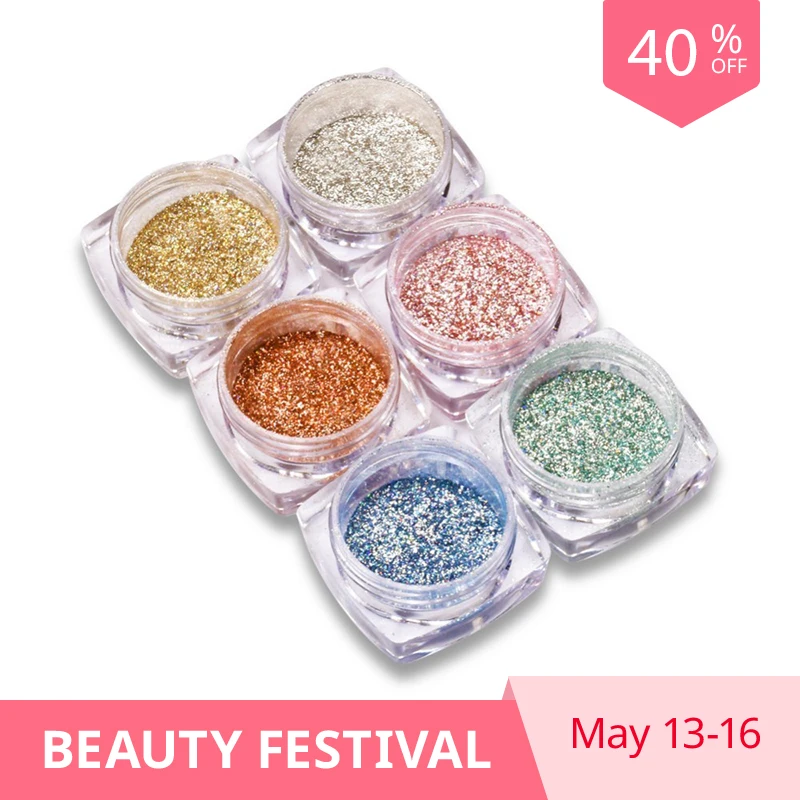 BEAUTYBIGBANG 0.5g Shinning Sequins Nail Art Glitter Powder Dust Small Flakes Decorations For DIY Nails Glitters
BEAUTYBIGBANG 0.5g Shinning Sequins Nail Art Glitter Powder Dust Small Flakes Decorations For DIY Nails Glitters