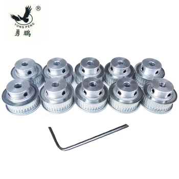 5pcs 36 teeth Bore 5mm + 5pcs 36 teeth Bore 8mm GT2 Timing belt fit width 6mm of 2GT timing Belt pulley 3D CNC machine
5pcs 36 teeth Bore 5mm + 5pcs 36 teeth Bore 8mm GT2 Timing belt fit width 6mm of 2GT timing Belt pulley 3D CNC machine