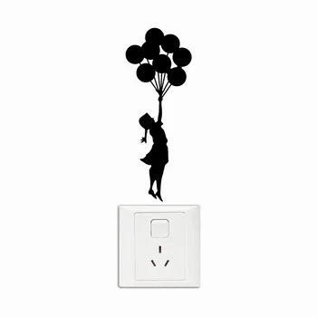KG-212 Girl with Balloons Viny Switch Sticker Child Silhouette Wall Sticker for Kids Room Home Wallpaper
KG-212 Girl with Balloons Viny Switch Sticker Child Silhouette Wall Sticker for Kids Room Home Wallpaper