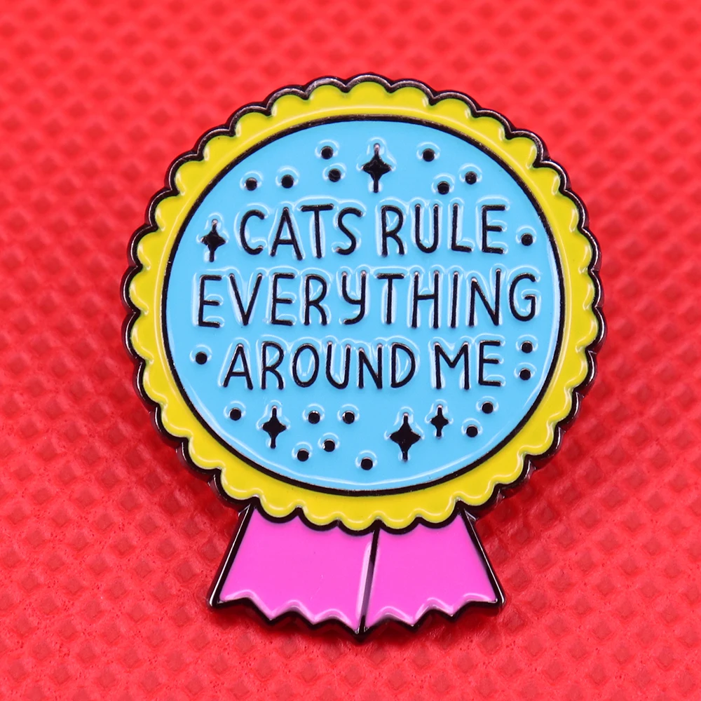 Cats rule everything enamel pin cream cat brooch sunflower cute pins animal badge pet lovers gift women jacket backpack accessor
Cats rule everything enamel pin cream cat brooch sunflower cute pins animal badge pet lovers gift women jacket backpack accessor