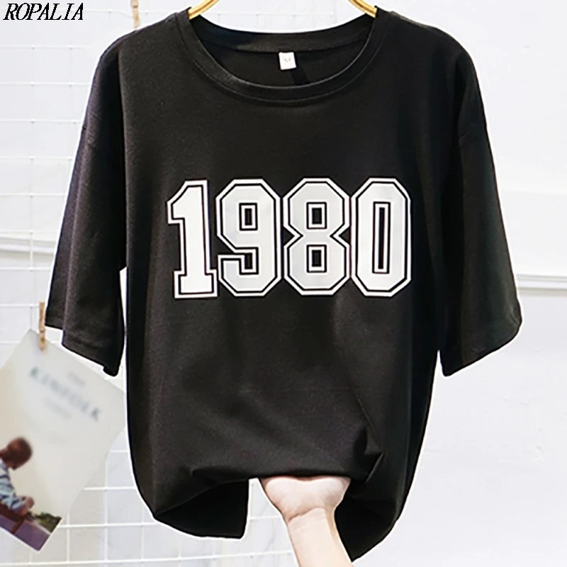 Women's Round Neck Numbers Print Short Sleeve T-Shirt Simple Loose Korean Style Casual T-Shirts Tops
Women's Round Neck Numbers Print Short Sleeve T-Shirt Simple Loose Korean Style Casual T-Shirts Tops