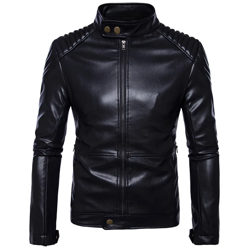AmberHeard 2019 New Men Jacket Fashion Spring Autumn Motorcycle High Quality PU Leather Jackets Male Business Casual Coats M-5XL
AmberHeard 2019 New Men Jacket Fashion Spring Autumn Motorcycle High Quality PU Leather Jackets Male Business Casual Coats M-5XL