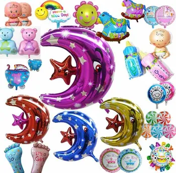 MIX ! Baby shower party supplies aluminum foil balloons Birthday party favors kids toys 100pcs/lot wholesale fast delivery
MIX ! Baby shower party supplies aluminum foil balloons Birthday party favors kids toys 100pcs/lot wholesale fast delivery