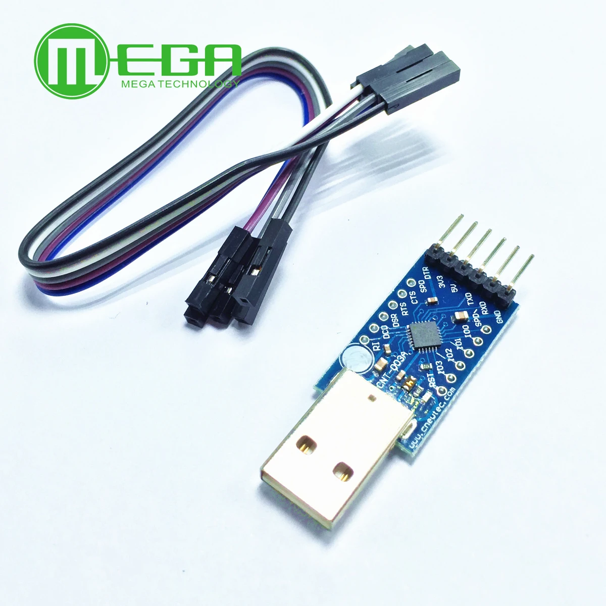 USB 2.0 to TTL UART 6PIN Module Serial Converter CP2104 STC PRGMR Replace CP2102 With Dupont Cables
USB 2.0 to TTL UART 6PIN Module Serial Converter CP2104 STC PRGMR Replace CP2102 With Dupont Cables