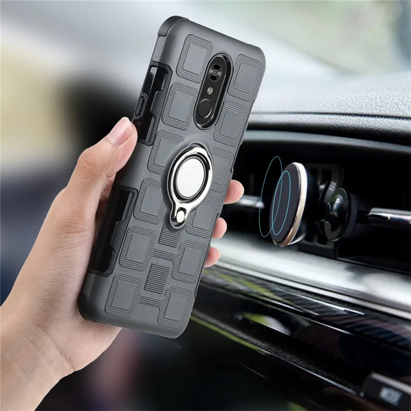 For LG Stylo 4 Q6 Q6 Plus Armor Cases Shockproof Mixed TPU+PC Magnetic Car Metal Ring Stand Cover For LG Q6 mini Q Stylus+ Case
For LG Stylo 4 Q6 Q6 Plus Armor Cases Shockproof Mixed TPU+PC Magnetic Car Metal Ring Stand Cover For LG Q6 mini Q Stylus+ Case