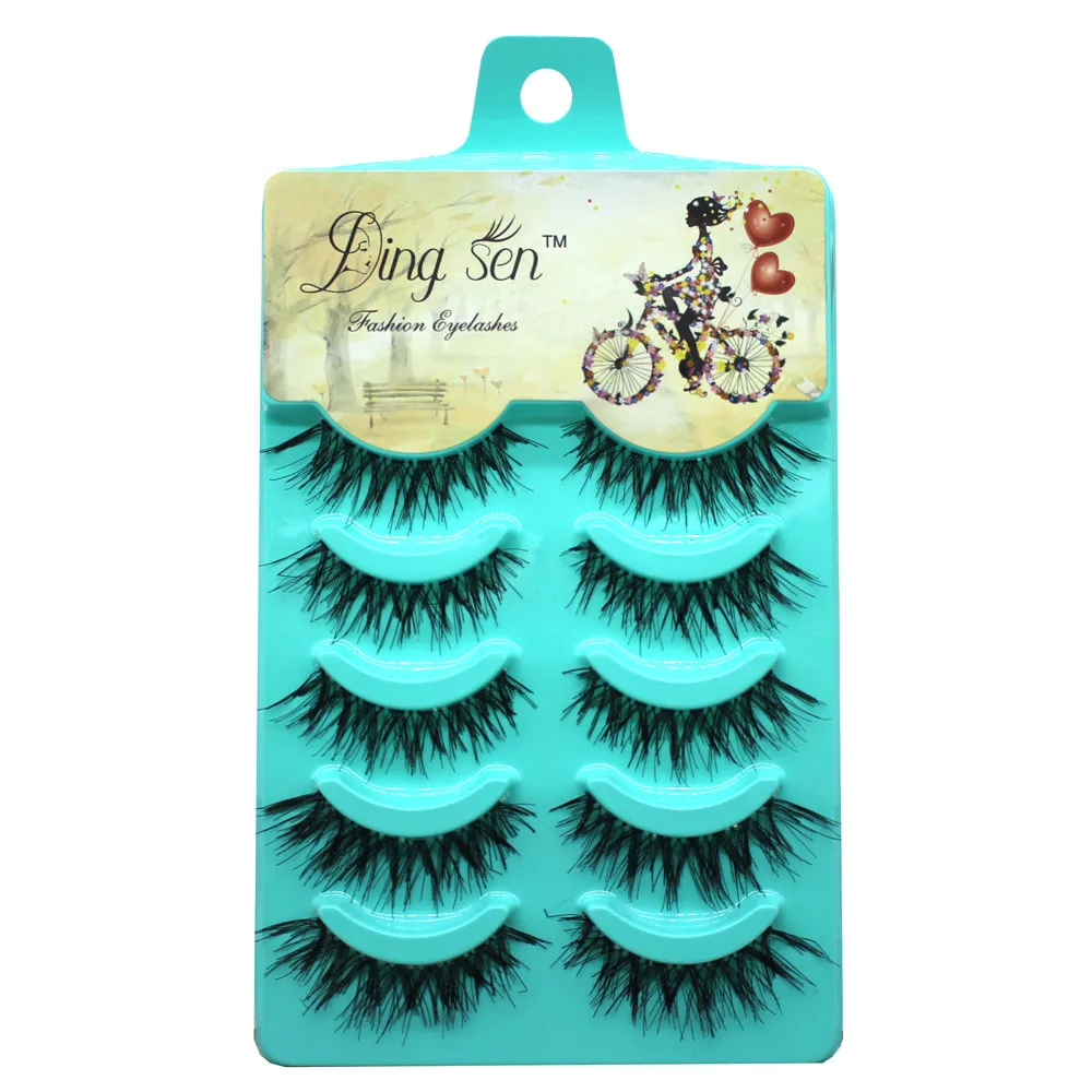 5 Pairs Fashion Soft Eyelash Extension Natural Curling Thick Reusable Handmade Long False Eyelashes Makeup maquiagem L58
5 Pairs Fashion Soft Eyelash Extension Natural Curling Thick Reusable Handmade Long False Eyelashes Makeup maquiagem L58