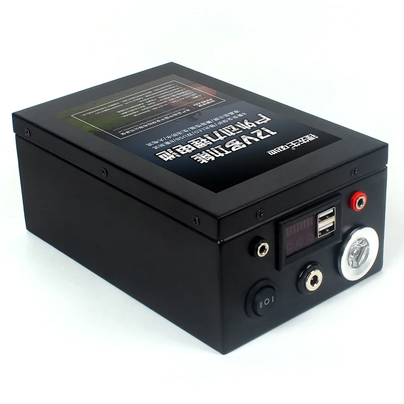 12V 40AH 3S16P 11.1V 12.6V High-power Lithium Battery Pack for Inverter Miner Xenon Lamp LED high light with dual USB interface
12V 40AH 3S16P 11.1V 12.6V High-power Lithium Battery Pack for Inverter Miner Xenon Lamp LED high light with dual USB interface
