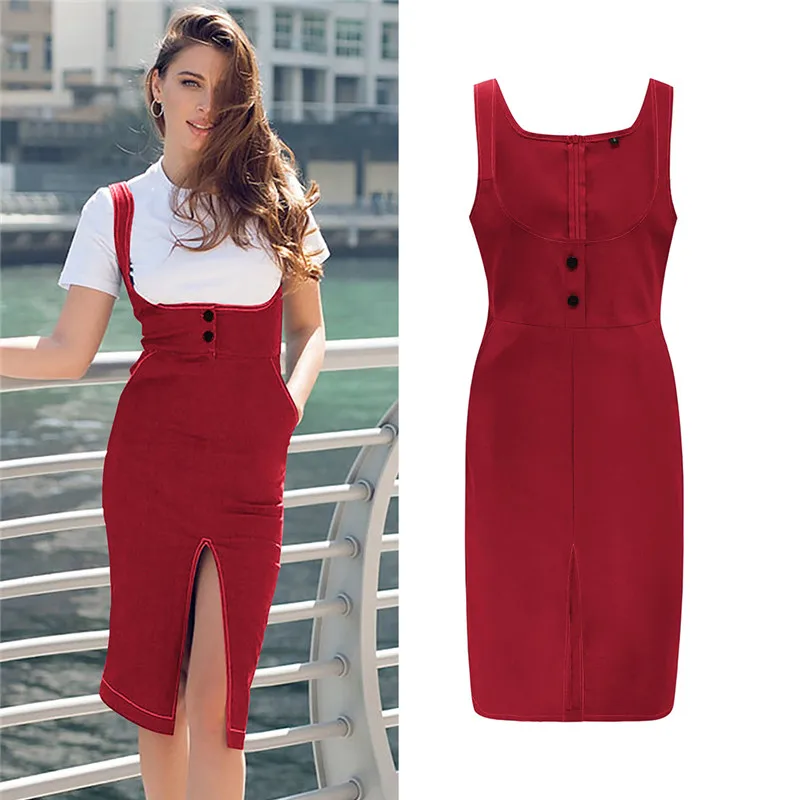 New 2019 Women Suspender Sundress Sarafan Female Sexy Split Vest Overall Dress Female Natural Casual Loose Strap Summer Dresses
New 2019 Women Suspender Sundress Sarafan Female Sexy Split Vest Overall Dress Female Natural Casual Loose Strap Summer Dresses