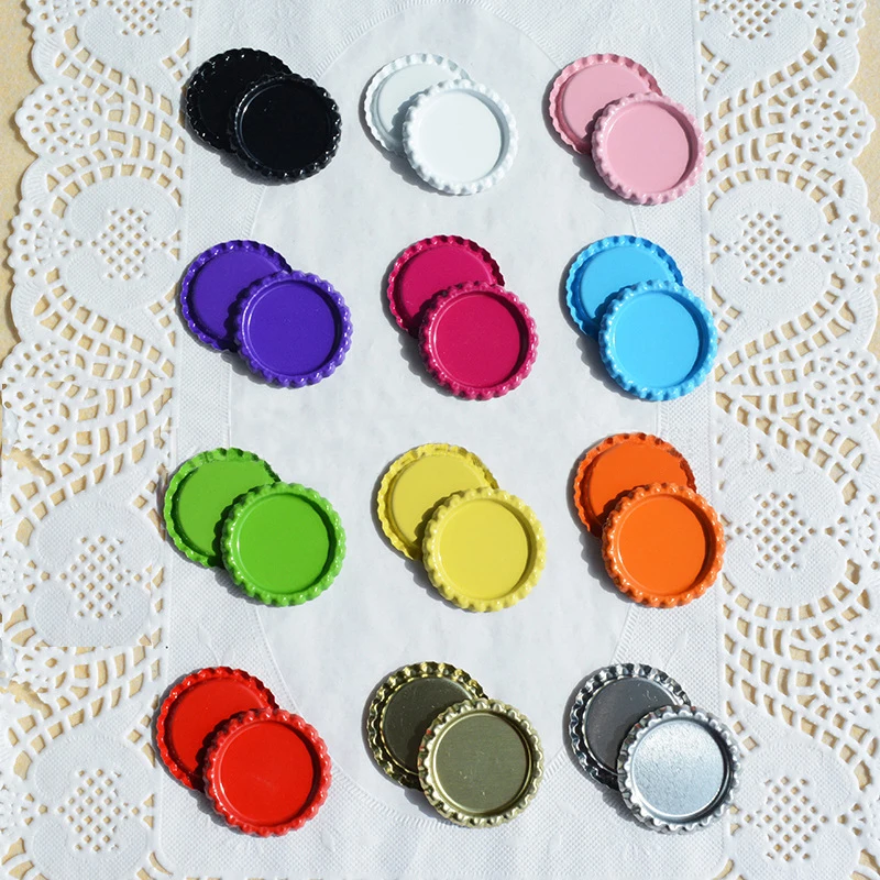 25pcs 25mm Colored Round Flattened Bottle Caps Flat Bottlecaps For DIY Hairbow Crafts Hair Bows Necklace Jewelry accessories
25pcs 25mm Colored Round Flattened Bottle Caps Flat Bottlecaps For DIY Hairbow Crafts Hair Bows Necklace Jewelry accessories