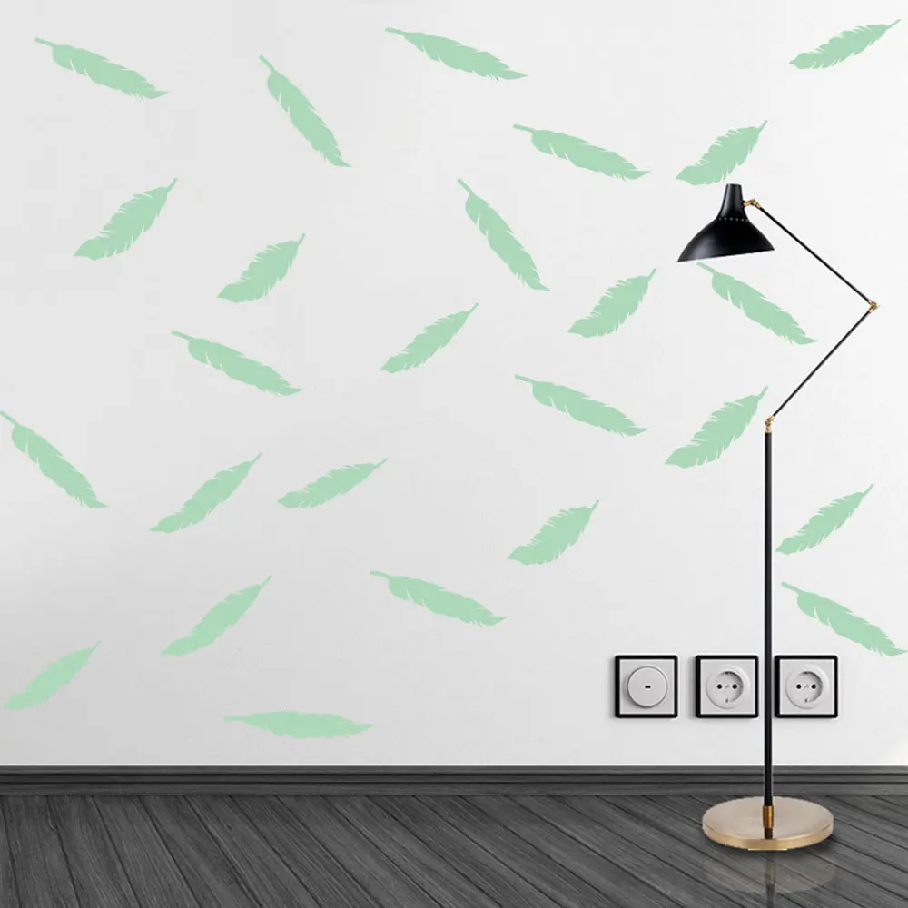 Luminous Stickers Fluorescent Feather Wall Decals Wall Stickers Ceiling Decor Glow in the Dark Removable Wall Decal Bedroom Ceil
Luminous Stickers Fluorescent Feather Wall Decals Wall Stickers Ceiling Decor Glow in the Dark Removable Wall Decal Bedroom Ceil