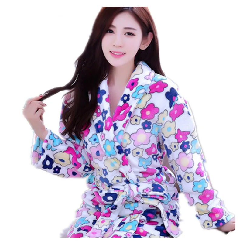 Hot Sale Winter Lady Pajamas Bath Robe Sleepwear Womens Robes Coral Velvet Bathrobes Women floral Homewear S-XL
Hot Sale Winter Lady Pajamas Bath Robe Sleepwear Womens Robes Coral Velvet Bathrobes Women floral Homewear S-XL