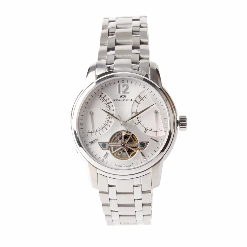 Genuine Seagull Retro Power Reserve 45Hours Flywheel Skeleton Retrograde Date Self Wind Automatic Mechanical Men's Watch 816.426
Genuine Seagull Retro Power Reserve 45Hours Flywheel Skeleton Retrograde Date Self Wind Automatic Mechanical Men's Watch 816.426