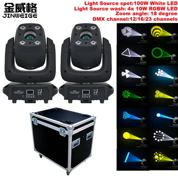 Free Shipping 2PCS Lights + 1PCS Flight Case LED 100w Spot + 4x10W RGBW LED Wash Light Moving Head Light DMX512 DJ /Bar /Show
Free Shipping 2PCS Lights + 1PCS Flight Case LED 100w Spot + 4x10W RGBW LED Wash Light Moving Head Light DMX512 DJ /Bar /Show