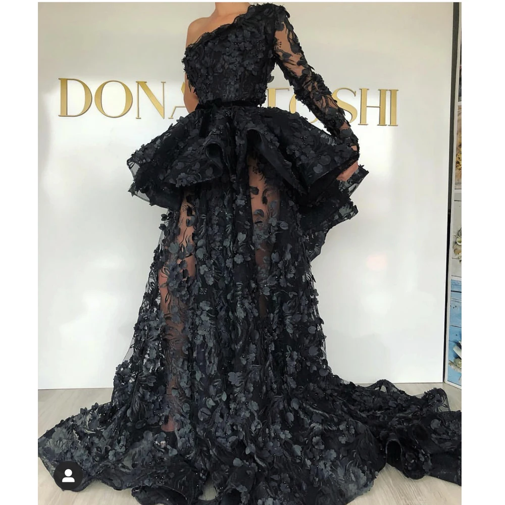 black prom dresses 2019 peplum lace hand made flowers peplum 3d flowers a line evening dresses gowns arabic
black prom dresses 2019 peplum lace hand made flowers peplum 3d flowers a line evening dresses gowns arabic