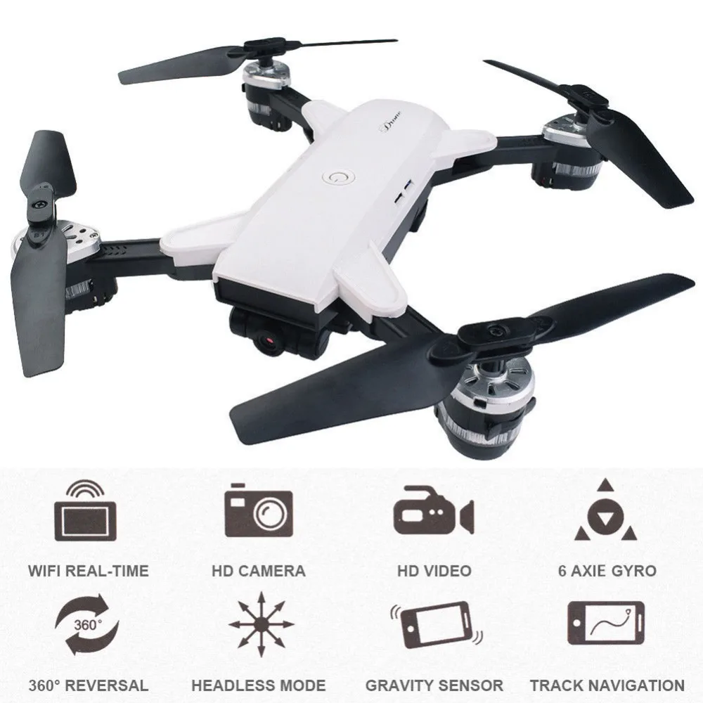 Hot Sale YH-19HW Foldable 2.4G 6-Axis Quadcopter 2.0MP HD WIFI 200W FPV Wide Angle Camera Drone Toys Gift#260155
Hot Sale YH-19HW Foldable 2.4G 6-Axis Quadcopter 2.0MP HD WIFI 200W FPV Wide Angle Camera Drone Toys Gift#260155