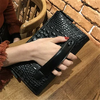 2018 New Women Messenger Bags Day Clutches Women Bags Designer Bag Fashion Shoulder Bag Females Crocodile pattern PU Leather
2018 New Women Messenger Bags Day Clutches Women Bags Designer Bag Fashion Shoulder Bag Females Crocodile pattern PU Leather