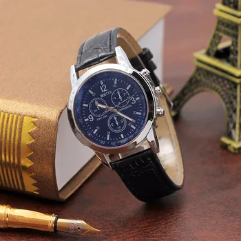Blu Ray Glass Watch Neutral Quartz Simulates The Wrist Watch Men's watch Wrist Party decoration Business Watch gif for male man
Blu Ray Glass Watch Neutral Quartz Simulates The Wrist Watch Men's watch Wrist Party decoration Business Watch gif for male man