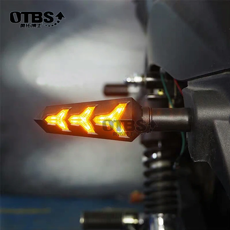OTBS Flowing Water LED Motorcycle LED Turn Signal 12 LED Lamp Sequential Indicator Light Amber
OTBS Flowing Water LED Motorcycle LED Turn Signal 12 LED Lamp Sequential Indicator Light Amber