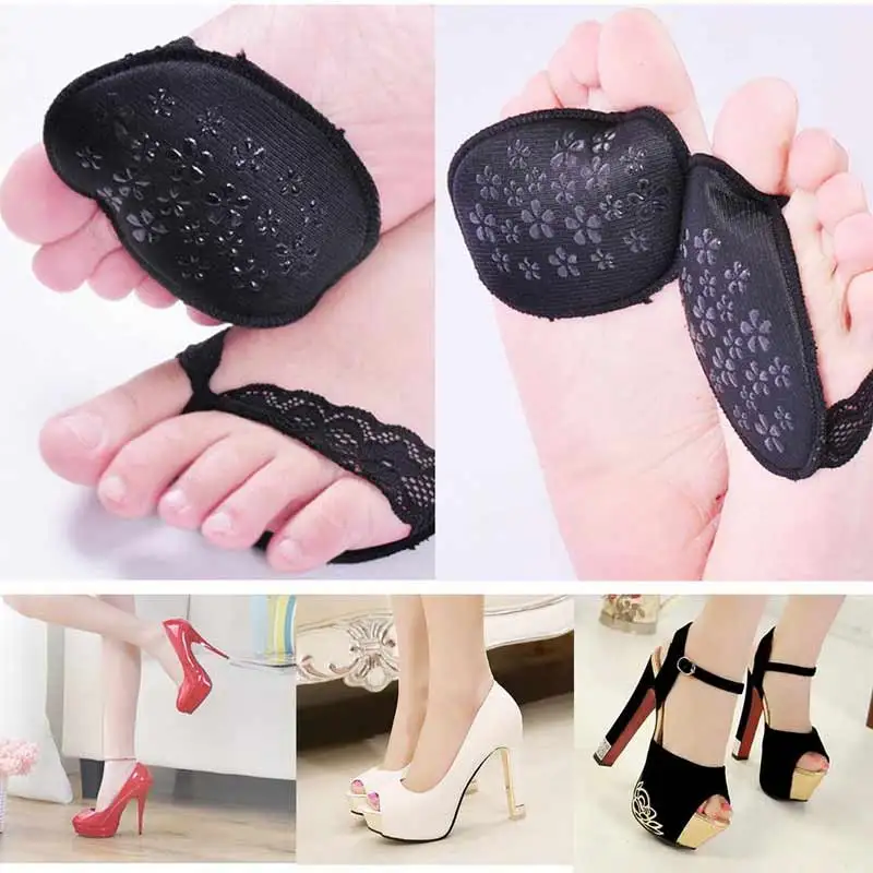 1Pair=2Pcs Black Soft Comfortable Massager Forefoot Pad High Heel Slip Resistant Half Yard Pad Foot Care Massage Health Care
1Pair=2Pcs Black Soft Comfortable Massager Forefoot Pad High Heel Slip Resistant Half Yard Pad Foot Care Massage Health Care