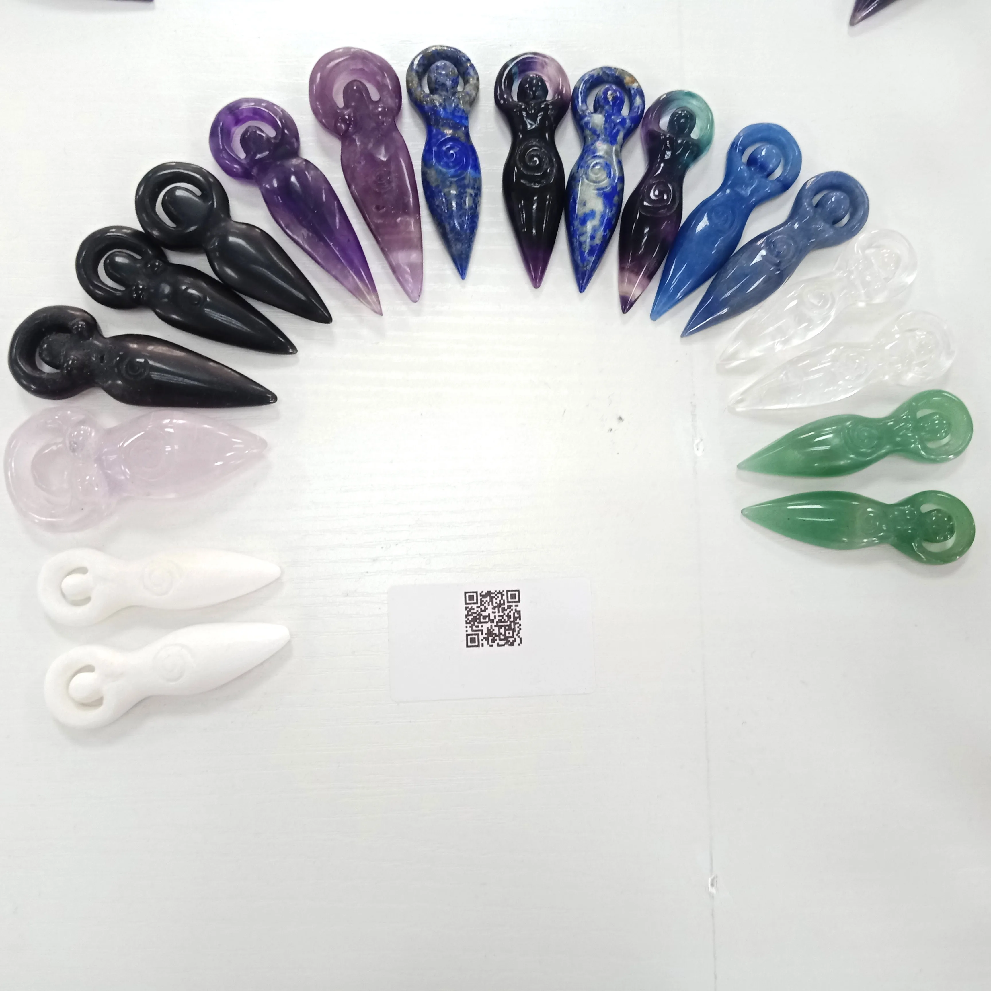 Wholesale Natural Various Gemstone Crystal Quartz Goddess Statue Carving For Wedding Souvenirs Gift SQ
Wholesale Natural Various Gemstone Crystal Quartz Goddess Statue Carving For Wedding Souvenirs Gift SQ