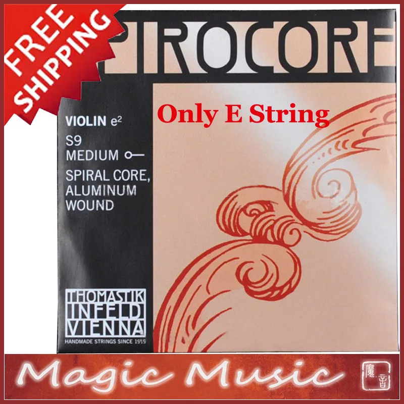 Free shipping! Thomastik SPIROCORE S9 Medium Violin E String 4/4, Made in Austria, Only E String Model S9 1 Piece
Free shipping! Thomastik SPIROCORE S9 Medium Violin E String 4/4, Made in Austria, Only E String Model S9 1 Piece