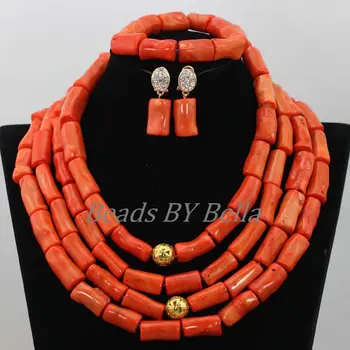 Marvelous Coral Beads Jewelry Set Nigerian Wedding Women African Beads Coral Necklace Bridal Jewelry Sets Free Shipping ABF782
Marvelous Coral Beads Jewelry Set Nigerian Wedding Women African Beads Coral Necklace Bridal Jewelry Sets Free Shipping ABF782