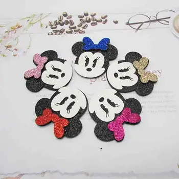 5*4.5cm 20pcs/lot shiny micky butterfly bow diy Padded Applique For Children Headdress Accessories free shipping
5*4.5cm 20pcs/lot shiny micky butterfly bow diy Padded Applique For Children Headdress Accessories free shipping